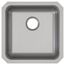 Lustertone Classic Stainless Steel 18-1/2" x 18-1/2" x 5-3/8" Single Bowl Undermount ADA Sink