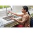 Lustertone Classic Stainless Steel 23-1/2" x 18-1/4" x 4-7/8" Single Bowl Undermount ADA Sink