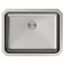 Lustertone Classic Stainless Steel 23-1/2" x 18-1/4" x 5-3/8" Single Bowl Undermount ADA Sink w/Perfect Drain