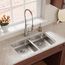 Lustertone Classic Stainless Steel 30-3/4" x 18-1/2" x 5-3/8" Double Bowl Undermount ADA Sink w/Perfect Drain