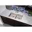 Lustertone Classic Stainless Steel 32-1/16" x 18-1/2" x 8" Equal Double Bowl Undermount Sink w/ Aqua Divide