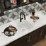 Quartz Luxe 15-3/4" x 15-3/4" x 7-11/16" Single Bowl Dual Mount Bar Sink Ricotta