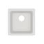 Quartz Luxe 15-3/4" x 15-3/4" x 7-11/16" Single Bowl Dual Mount Bar Sink Ricotta