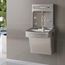 ezH2O Bottle Filling Station w/ Single ADA Cooler Non-Filtered Refrigerated (Light Gray)