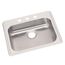 Dayton Stainless Steel 25" x 21-1/4" x 5-3/8" 3-Hole Single Bowl Drop-in Sink