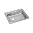 Dayton Stainless Steel 25" x 21-1/4" x 5-3/8" 2-Hole Single Bowl Drop-in Sink w/ Left Drain