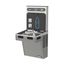 Halsey Taylor HydroBoost Bottle Filling Station & Single ADA Cooler Non-Filtered Refrigerated Platinum Vinyl