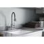 Pursuit Laundry/Utility Faucet w/ Flexible Spout Forward Only Lever Handle (Chrome), LK2500CR