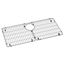 Stainless Steel 14-7/16" x 29-15/16" x 1-1/4" Bottom Grid