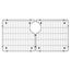 Stainless Steel 14-7/16" x 29-15/16" x 1-1/4" Bottom Grid