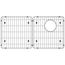 Stainless Steel 28-1/4" x 14-5/16" x 1-1/4" Bottom Grid