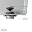 Polymer 3-1/2" Disposer Flange w/ Removable Basket Strainer and Rubber Stopper Parchment