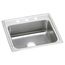 Lustertone Classic Stainless Steel 22" x 19-1/2" x 7-5/8" 3-Hole Single Bowl Drop-in Sink