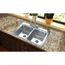 Lustertone Classic Stainless Steel 33" x 22" x 8-1/8" 1-Hole Equal Double Bowl Drop-in Sink w/ Perfect Drain
