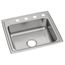 Celebrity Stainless Steel 22" x 19-1/2" x 7-1/8" 4-Hole Single Bowl Drop-in Sink