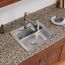 Celebrity Stainless Steel 22" x 19-1/2" x 7-1/8" 4-Hole Single Bowl Drop-in Sink