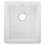 Fireclay 16-7/16" x 18-15/16" x 9-1/16" Single Bowl Undermount Bar Sink (White)