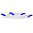 24" x 24" Air Deflector Cover w/ 45° Deflector,  Fits 1" Grid