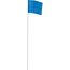 2.5" x 3.5" Blue Flag Stakes, 78-001
