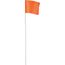 2.5" x 3.5" Glo Orange Flag Stakes, 78-002