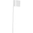 2.5" x 3.5" White Flag Stakes, 78-006