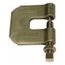 3/4" 304 Stainless Steel C-Clamp w/ Bottom Locking Nut, 630 lb Capacity