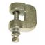 3/4" Electro-Galvanized C-Clamp w/ Bottom Locking Nut 630 lb Capacity