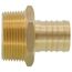 1-1/4" PEX x 1-1/4" NPT Brass Male Adapter (Lead Free)