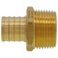 1" PEX x 1" NPT Brass Male Adapter (Lead Free)