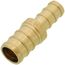 3/8" PEX x 1/2" PEX Brass Coupling (Lead Free)