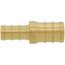 3/8" PEX x 1/2" PEX Brass Coupling (Lead Free)