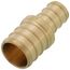 1/2" PEX x 3/4" PEX Brass Coupling (Lead Free)