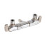 1/2" Crimpex x 3/8" OD Comp x 3/8" OD Comp Dual Shut-Off Valve, Lead Free (Chrome)