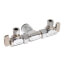 1/2" Quick Grip X 3/8" OD Comp X 1/4" OD Comp Dual Shut-Off Valve, Lead Free (Chrome)