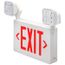 LED Exit & Emergency  Combo Sign w/ Red Letters