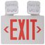 LED Exit & Emergency  Combo Sign w/ Red Letters