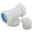 Quick Connect Reverse Osmosis Drain Line Adapter w/ 3/8" Push-In Inlet (Commercial)