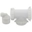 Quick Connect Reverse Osmosis Drain Line Adapter w/ 3/8" Push-In Inlet (Commercial)