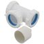 Quick Connect Reverse Osmosis Drain Line Adapter w/ 3/8" Push-In Inlet (Commercial)