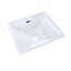 LT626G#01 Aimes Rectangular Undermount Bathroom Sink w/ CEFIONTECT (Cotton White)