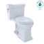 MS814224CUFG#01 Promenade II 1.0 GPF 1-Piece Elongated 1.0 GPF Universal Height Toilet w/ CEFIONTECT (Cotton White)