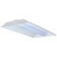 2' x 4' LED Volumetric Center Basket Troffer, Power & CCT Select 30W/40W/50W, 3500K/4000K/5000K, Dimmable