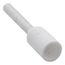 0.531" Polypropylene-Insulated Ferrule, 20 AWG/0.5mm2 (White)