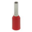 0.492" Polypropylene-Insulated Ferrule, 18 AWG/1.00mm2 (Red)