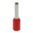 0.571" Polypropylene-Insulated Ferrule, 18 AWG/1.00mm2 (Red)