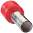 0.827" Polypropylene-Insulated Ferrule, 8 AWG/10.00mm2 (Red)