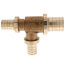3/4" X 1/2" X 1/2" F2080 PEX Tee, for Rehau Tools Only (Lead Free Brass)