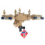 1" 860U-QT-RP-FS Reduced Pressure Zone Assembly w/ 1/4-Turn Shutoff Valves & Flood Sensor