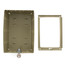 Universal Size Steel Thermostat Guard w/ Mounting Ring