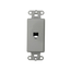 Decora Insert, 6p4c, Screw Terminals (Gray)